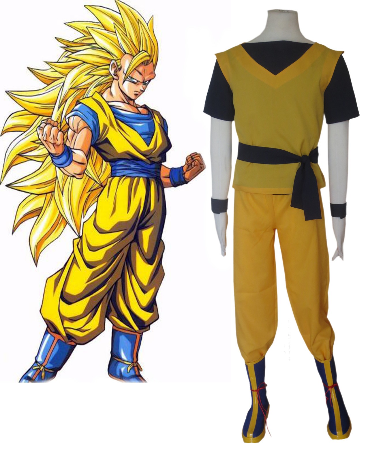 Dragon BallZ Son Gokū Super Saiyan Cosplay Costume